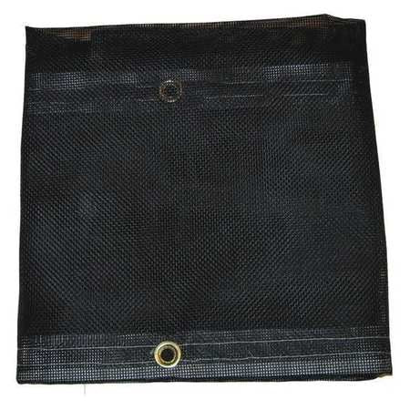 M MAURITZON & CO INC. MBT-12-04-1214 MESH TARP 12 X 14 FT CUT SIZE BLACK