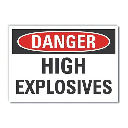 LYLE LCU4-0375-ED_10x7 DANGER SIGN 10 W 7 H 0.004 THICKNESS