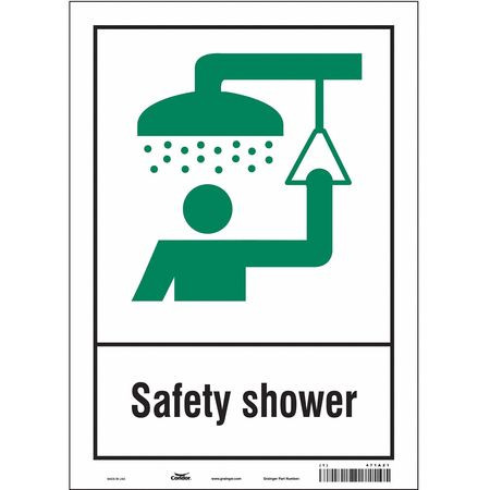 CONDOR USA INC 471A21 SAFETY SIGN 10 W X 14 H 0.004 THICK