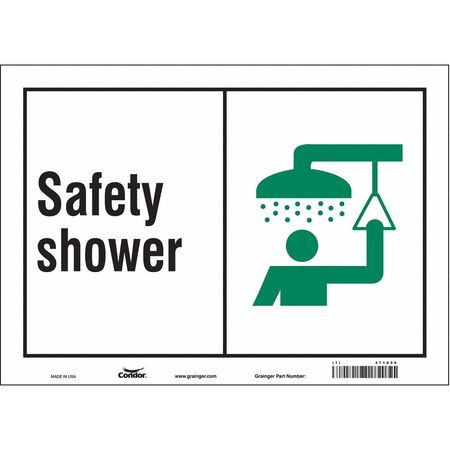CONDOR USA INC 471A08 SAFETY SIGN 14 W X 10 H 0.004 THICK