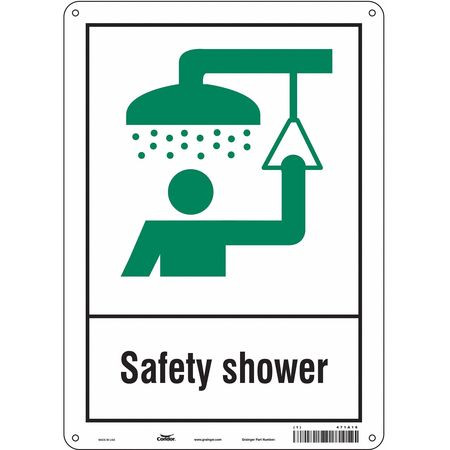 CONDOR USA INC 471A18 SAFETY SIGN 10 W X 14 H 0.055 THICK
