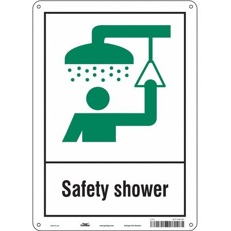 CONDOR USA INC 471A10 SAFETY SIGN 10 W X 14 H 0.032 THICK