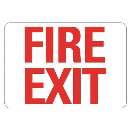 LYLE LCU1-0009-NA_10x7 J7187 FIRE SIGN FIRE EXIT 7 X10 