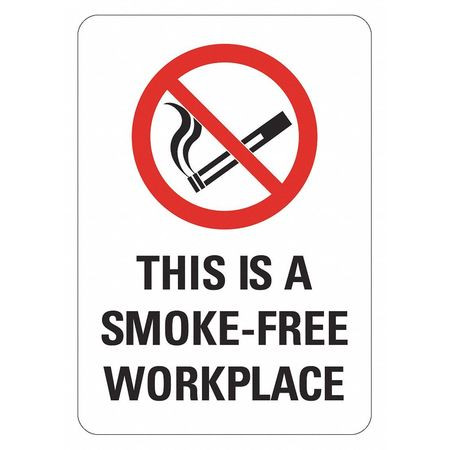 LYLE LCU1-0044-NA_7x10 NO SMOKING SIGN 7 W 10 H 0.040 THICK