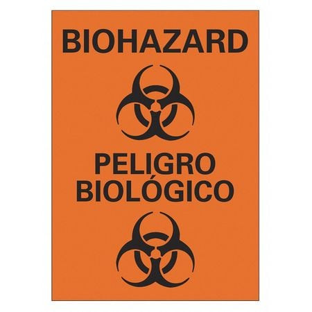 LYLE LCU1-0049-NP_10x14 BIOHAZARD SIGN 10 W 14 H 0.055 THICK