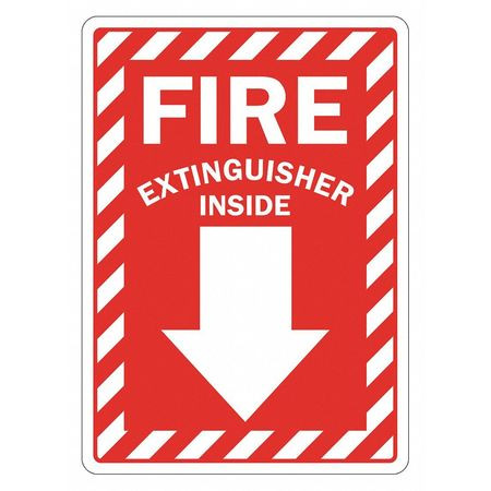 LYLE LCU1-0073-NP_10x14 FIRE SIGN 10 W 14 H 0.055 THICKNESS
