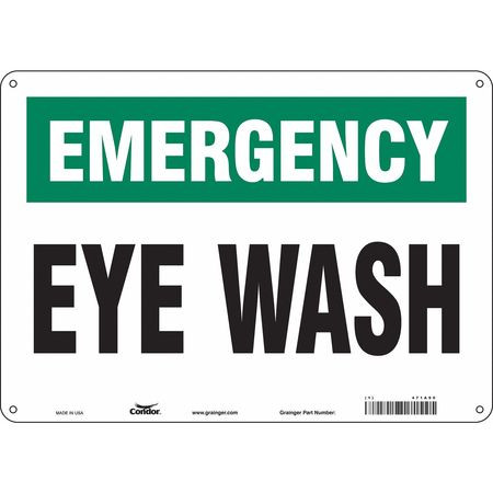 CONDOR USA INC 471A90 SAFETY SIGN 14 W X 10 H 0.032 THICK