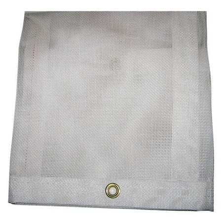 M MAURITZON & CO INC. MBT-12-01-1220 MESH TARP WHITE 12 X 20 FT CUT SIZE