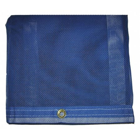 M MAURITZON & CO INC. MBT-12-02-0608 MESH TARP BLUE 6 X 8 FT CUT SIZE