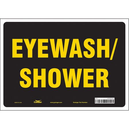 CONDOR USA INC 470Y93 SAFETY SIGN 14 W X 10 H 0.004 THICK