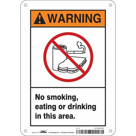 CONDOR USA INC 474X26 SAFETY SIGN 7 W 10 H 0.055 THICKNESS