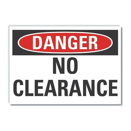 LYLE LCU4-0348-ED_10x7 DANGER SIGN 10 W 7 H 0.004 THICKNESS