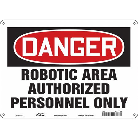 CONDOR USA INC 472T32 SAFETY SIGN 14 W 10 H 0.055 THICKNESS