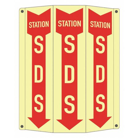 LYLE LCTB-0016-GA_2.67x12 SAFETY SIGN 17-1/2 W 10 H 0.040 THICK