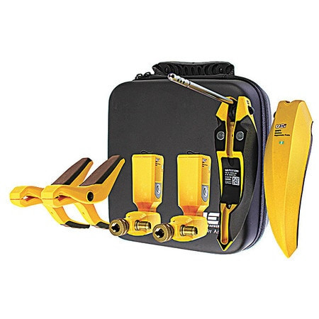 UEI TEST INSTRUMENTS HUB6 REFRIGERANT COMPLETE KIT BK/YELLOW HVACR