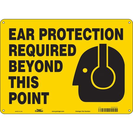 CONDOR USA INC 465X30 SAFETY SIGN 14 W 10 H 0.032 THICKNESS