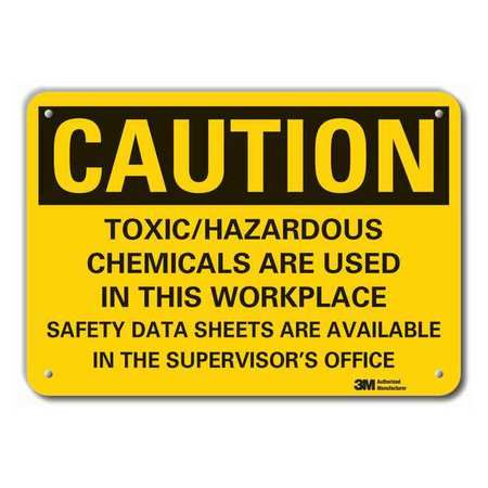 LYLE LCU3-0488-NP_10x7 CAUTION SIGN 10 W 7 H 0.055 THICK