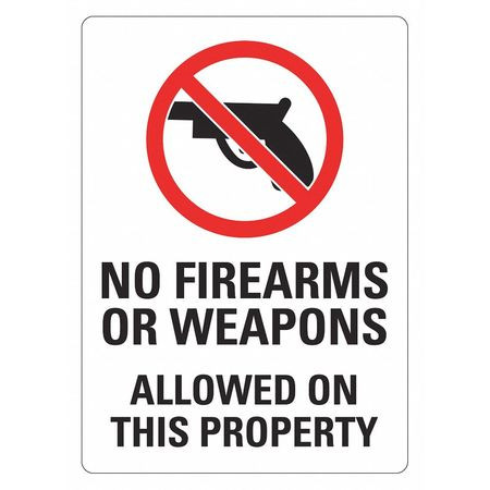 LYLE LCU1-0096-RA_10x14 SECURITY SIGN 10 W 14 H 0.040 THICKNESS