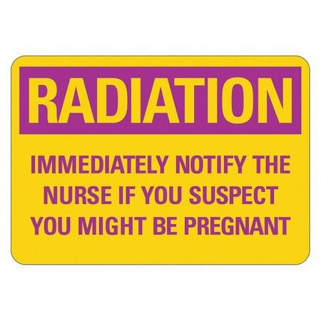LYLE LCU1-0018-ED_14x10 RADIATION SIGN 14 W 10 H 0.004 THICK