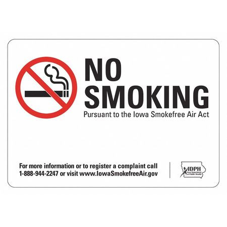LYLE LCU1-0199-ED-PK2_10x7 NO SMOKING SIGN 10 W 7 H PK2