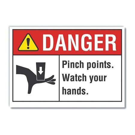 LYLE LCU4-0165-ED_14x10 DANGER SIGN 14 W 10 H 0.004 THICKNESS