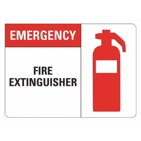 LYLE LCU1-0079-GA_10x7 FIRE SIGN 10 W 7 H 0.040 THICKNESS