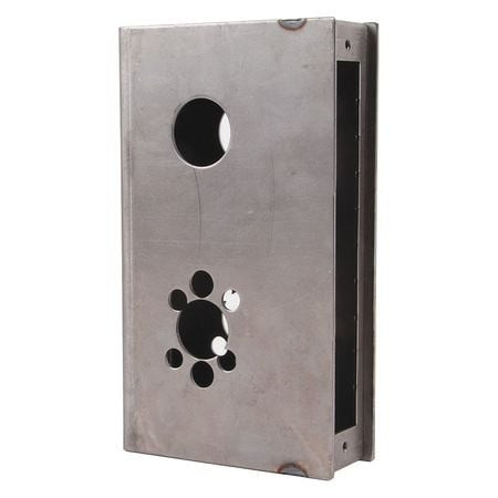 KEEDEX K-BXMOR2 WELDABLE GATE BOX FOR MORTISE LOCKS, COR