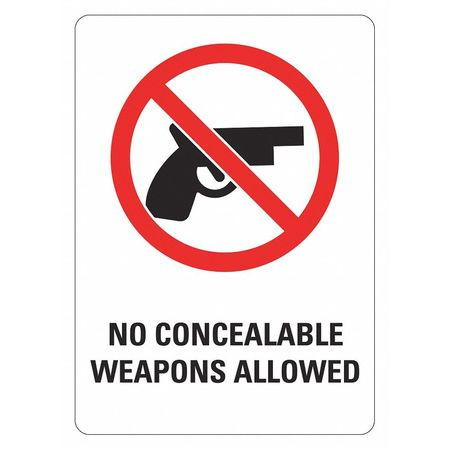 LYLE LCU1-0111-RA_10x14 SECURITY SIGN 10 W 14 H 0.040 THICKNESS