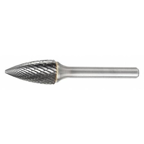 WIDIA METAL REMOVAL M41419 CARBIDE BUR POINTED NOSE TREE SHAPE