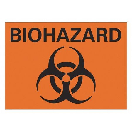 LYLE LCU1-0053-NP_10x7 BIOHAZARD SIGN 10 W 7 H 0.055 THICKNESS