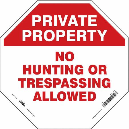 CONDOR USA INC 473L91 SAFETY SIGN 24 W 24 H 0.004 THICKNESS