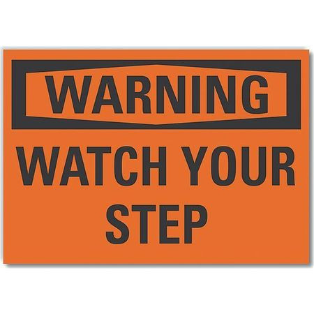 LYLE LCU6-0088-ED_14x10 WARNING SIGN 14 W 10 H 0.004 THICKNESS