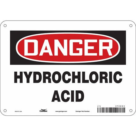 CONDOR USA INC 470U64 SAFETY SIGN 10 W 7 H 0.055 THICKNESS