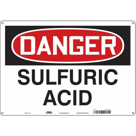 CONDOR USA INC 470V80 SAFETY SIGN 20 W 14 H 0.055 THICKNESS