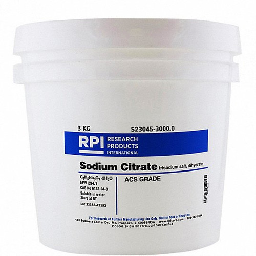 RPI S23045-3000.0 SODIUMCITRATE TRISODIUMSALT DIHYDRATE