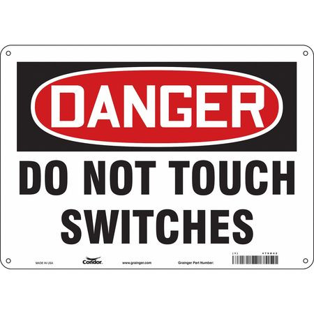 CONDOR USA INC 479D42 SAFETY SIGN 14 W 10 H 0.032 THICKNESS