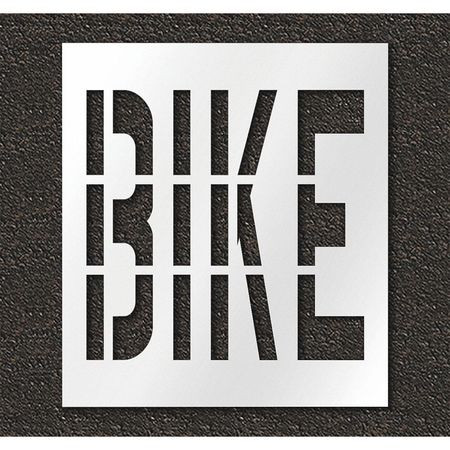RAE STL-108-73617 PAVEMENT STENCIL BIKE