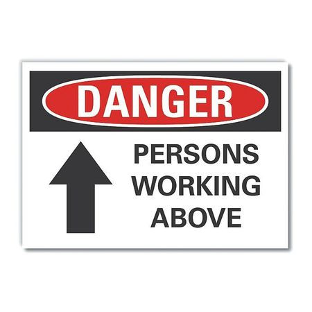 LYLE LCU4-0192-ED_14x10 DANGER SIGN 14 W 10 H 0.004 THICKNESS