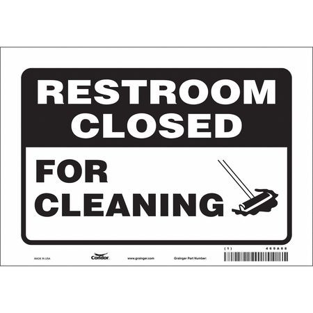 CONDOR USA INC 469A88 SAFETY SIGN 10 7 0.004 THICKNESS