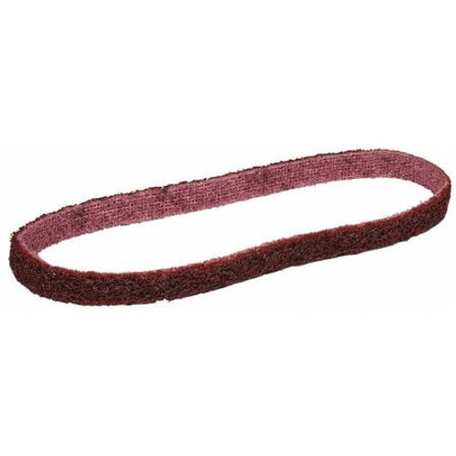 SCOTCH-BRITE 477C93 SANDING BELT 1/4 WX18 L ALUMINUM OXIDE