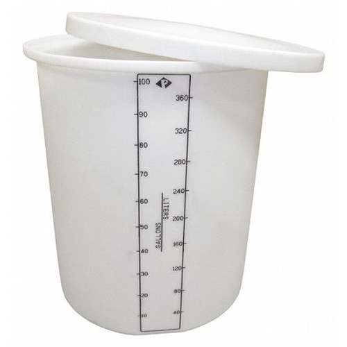 PEABODY ENGINEERING 01-28967 STORAGE TANK VERTICAL OPEN TOP 100 GAL.