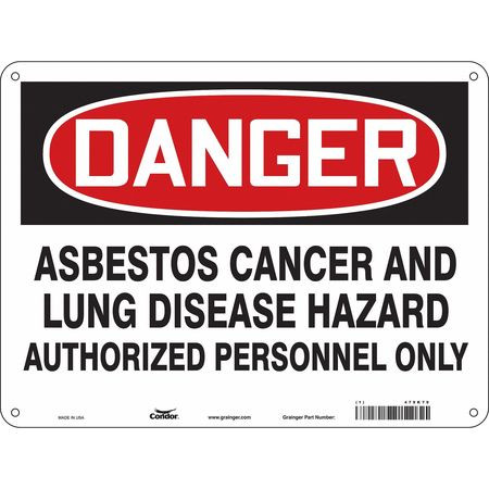 CONDOR USA INC 479K79 SAFETY SIGN 24 WX18 H 0.055 THICKNESS