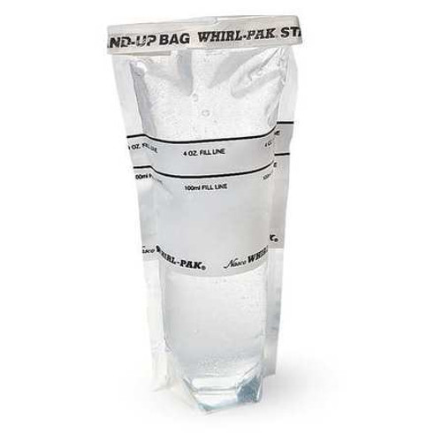 WHIRL-PAK B01364WA SAMPLING BAG SELF-STANDING 4 OZ. PK500