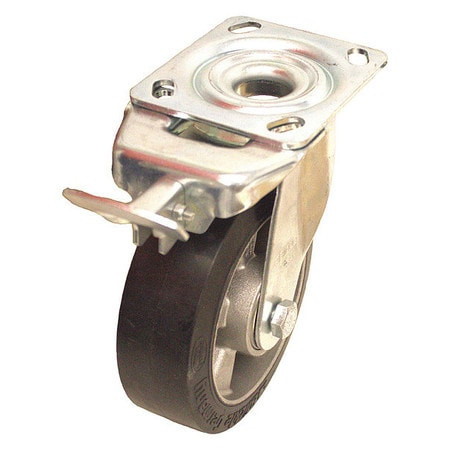 GRAINGER GLOBAL SOURCING US_LE-ALEV 200K-14-RI-04.14 STANDARD PLATE CASTER SWIVEL 1100 LB.