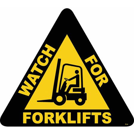 STRANCO INC FS-15T-404 FLOOR SIGN 17 W 15 H BLACK/YELLOW