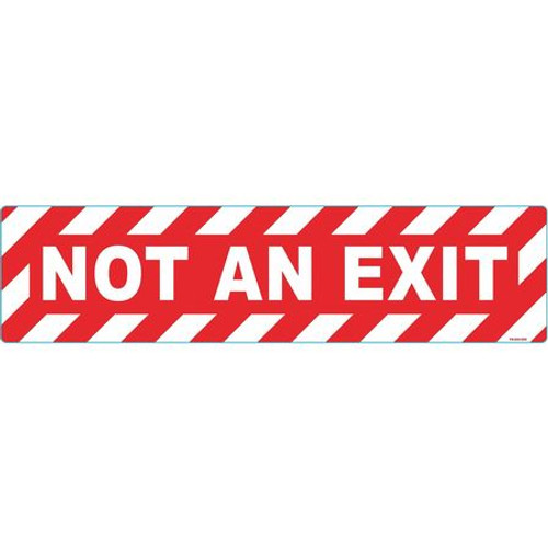 STRANCO INC FS-624-905 FLOOR SIGN NOT AN EXIT 6 X24  STRANCO INC FS-624-905 FLOOR SIGN NOT AN EXIT 6 X24