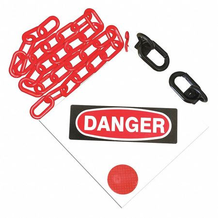 MR. CHAIN 7403DA SIGN KIT WHITE 36 L HORIZONTAL TYPE