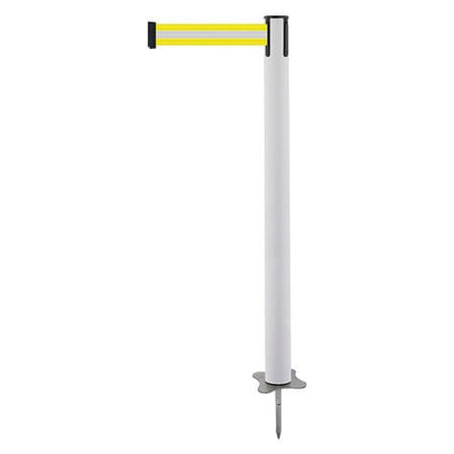 TENSABARRIER 884-32-STD-S8X-C SPIKE POST WHITE POST 43 H TENSABARRIER 884-32-STD-S8X-C SPIKE POST WHITE POST 43 H