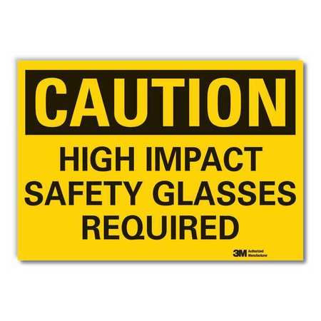 LYLE LCU3-0353-ED_14x10 CAUTION SIGN 14 W 10 H 0.004 THICKNESS