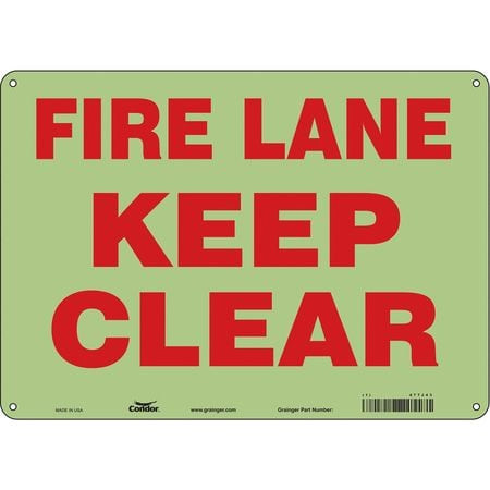 CONDOR USA INC 477J43 SAFETY SIGN 14 W 10 H 0.010 THICKNESS